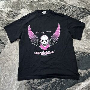 Bret Hart Hitman Vintage 1997 T-shirt XL Black WWF Wrestling Single Stitched 90s